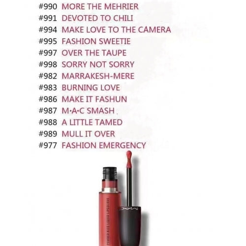 MAC POWDER KISS LIQUID LIPCOLOUR