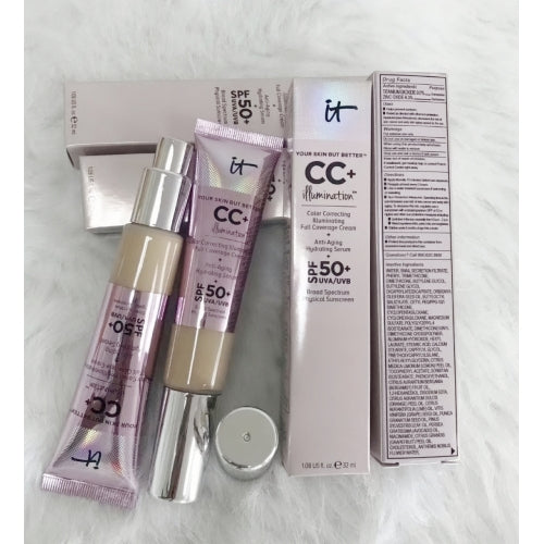 It Cosmetics CC+ Cream Illumination Full-Coverage Foundation with SPF 50+